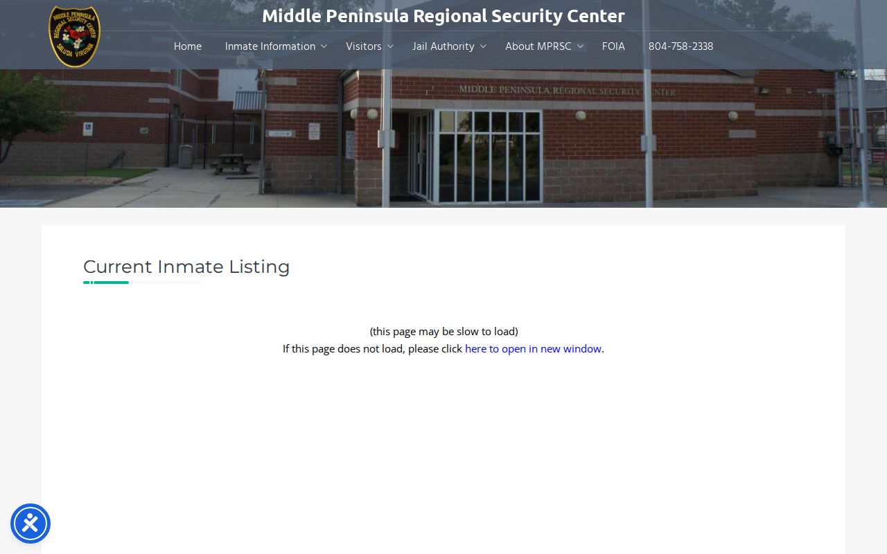 Middlesex County active warrant records: MPRSC custody page interface