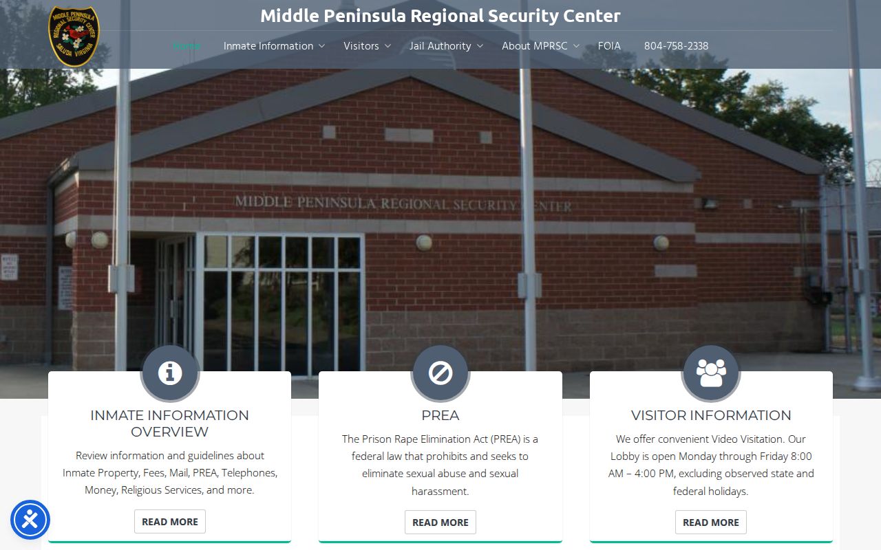 Middlesex County active warrant records: regional custody facility and member area