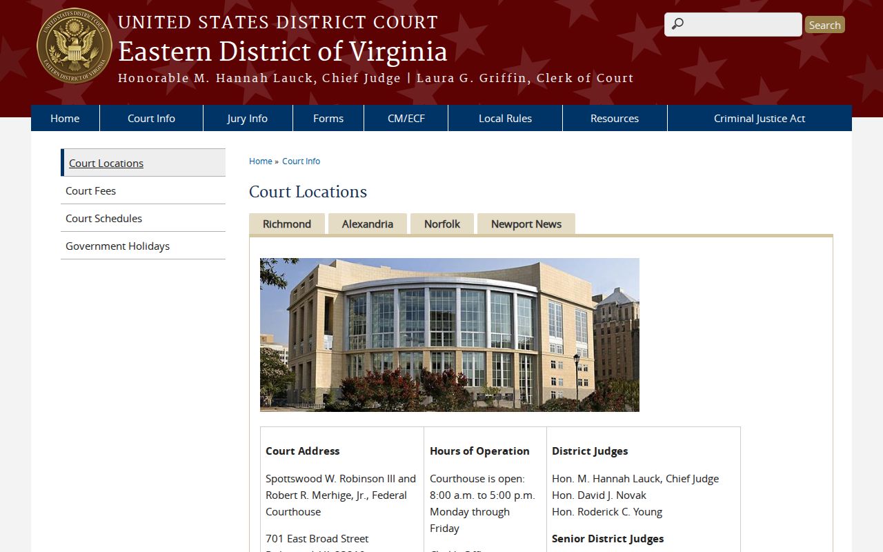 Middlesex County most wanted records: federal court location information